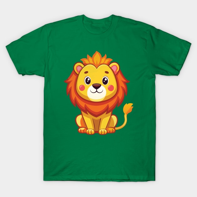 Cute Lion T-Shirt by Surrealcoin777